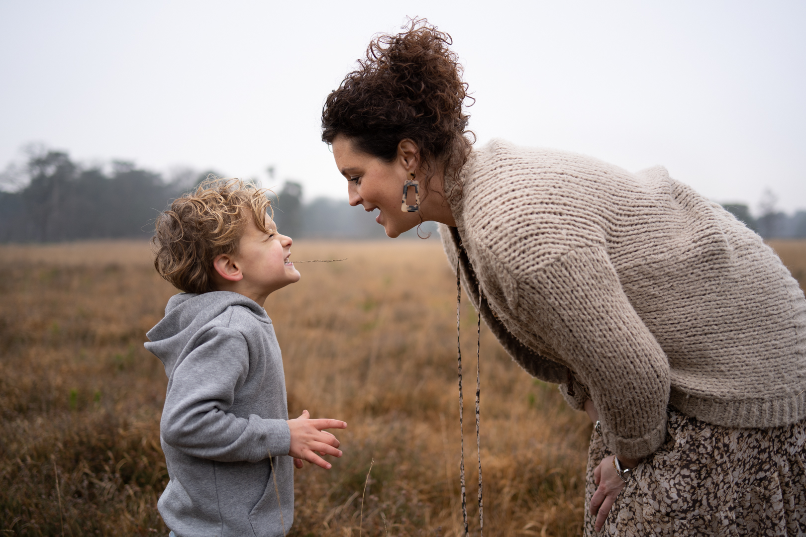 Zwangerschap fotoshoot Strijbeekse Heide